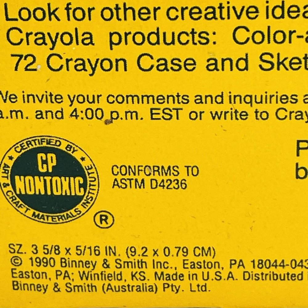 Vintage Crayola Crayons Sharpener Box 64 with Sharpener - Picture 9 of 13